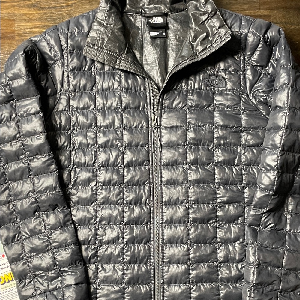 The North Face Men's Charcoal Puffer Jacket